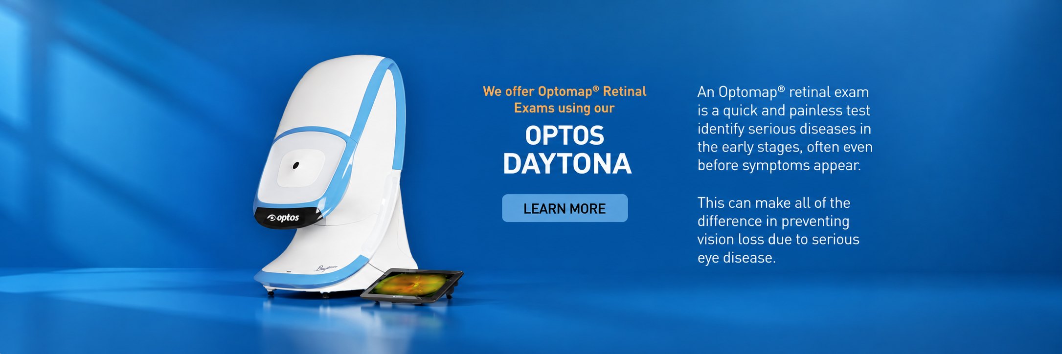 Optos Daytona Retinal Exam in Frisco, TX